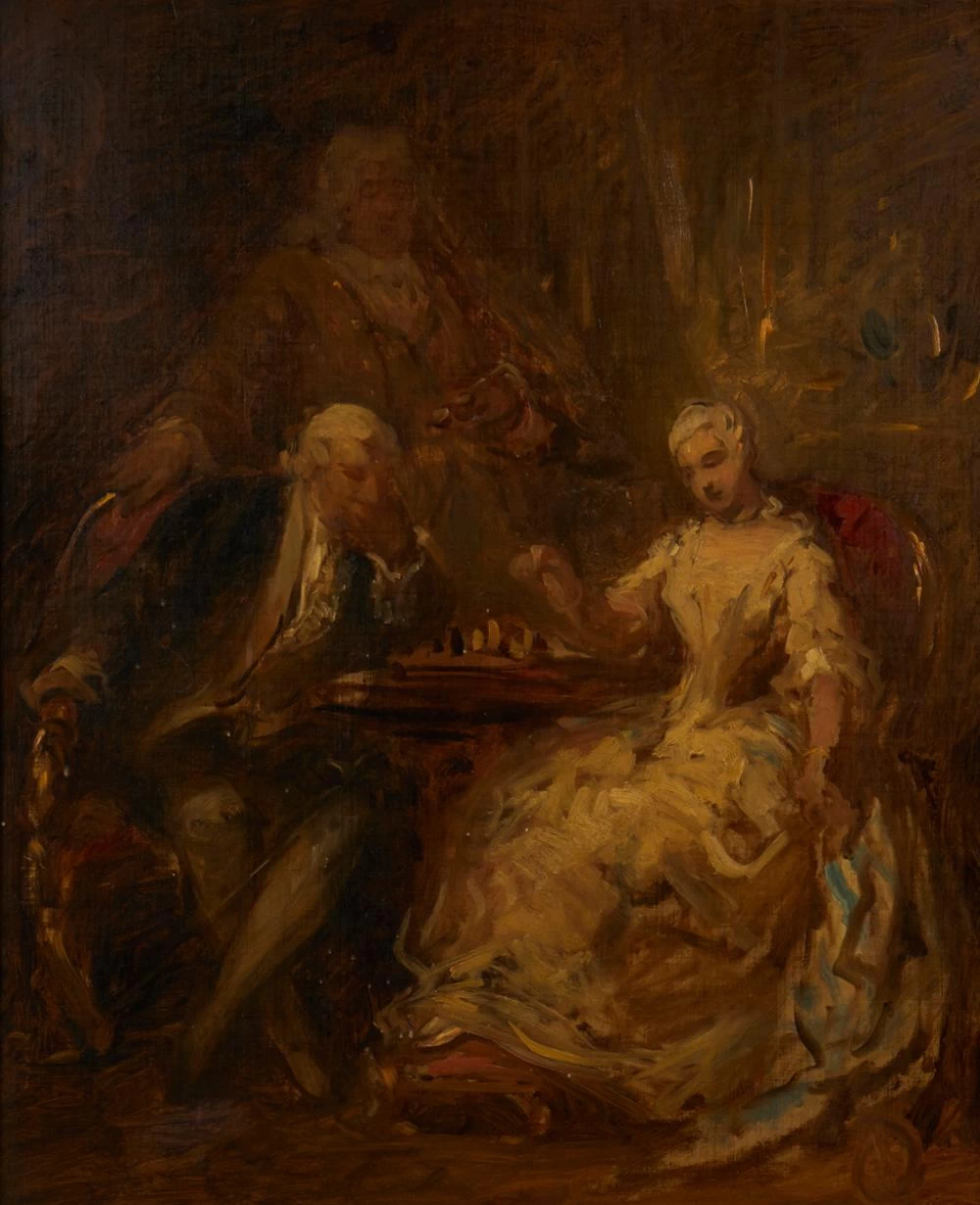 Charles Joshua Chaplin - La partita a scacchi